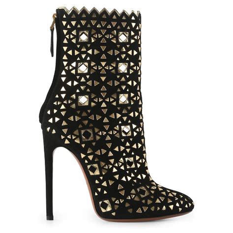 mirror quality alaia shoes|alaia ankle boots.